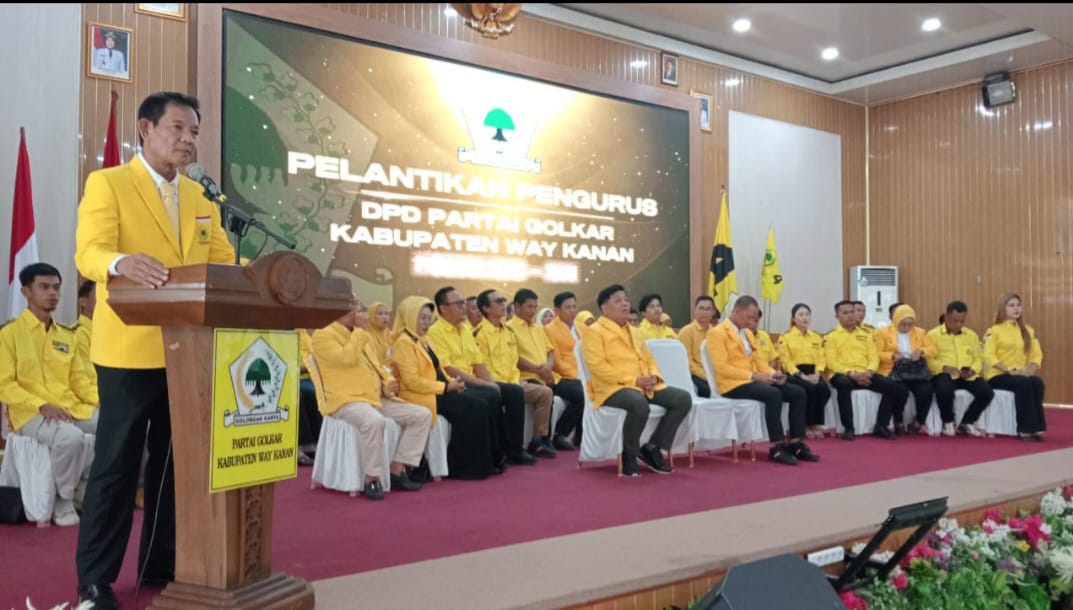 Darlian Pone Terpilih Aklamasi, Tony Eka Candra Yakin Partai Golkar Raih 11 Kursi di DPRD Way Kanan